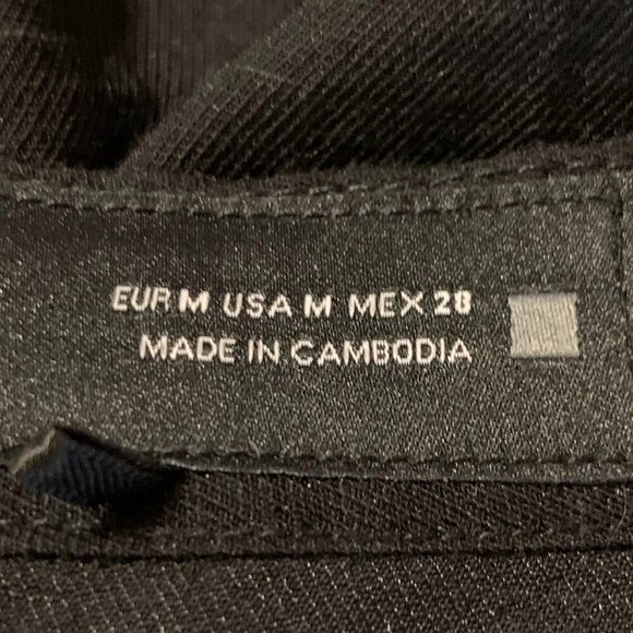 Zara Women's Embroidered Pullover Long Sleeve Front Tie Mini Dress Size M - Picture 9 of 13